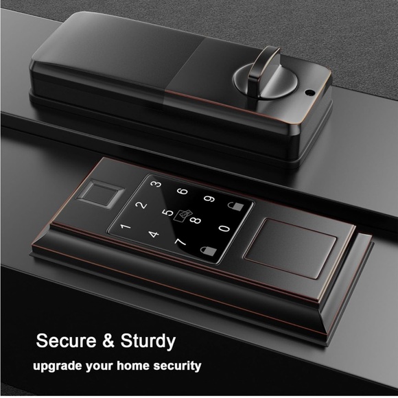 Narpult Smart Door Lock. Keyless Entry Deadbolt& Handle Fingerprint Electronic! - Picture 7 of 8